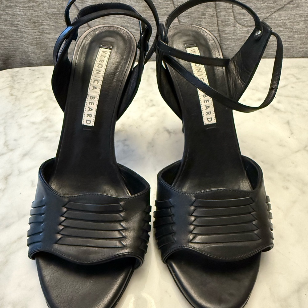 Veronica Beard Black Heels Elegant Design